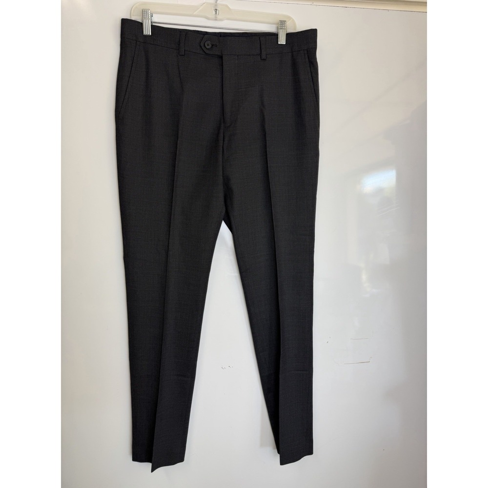 Original Penguin by Munsingwear Dress Pants Mens 33X32 Gray Wool Blend